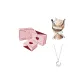 Champagne Rose+Silver Necklace