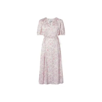 JZ Juzui Short Sleeved Dresses Women's Blossom Pink Purple