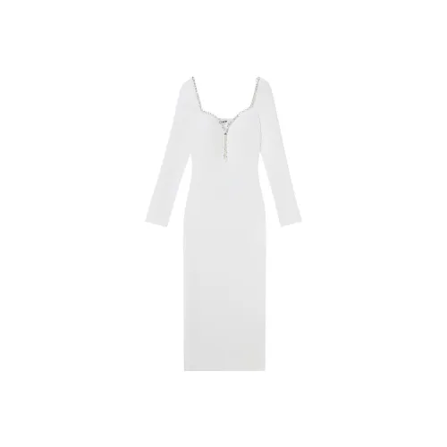 Self-portrait Long-Sleeved Dresses Women's White