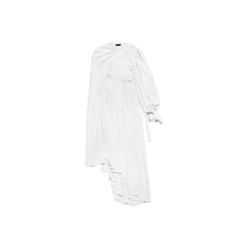 Balenciaga All In Asymmetric Maxi Dress-0
