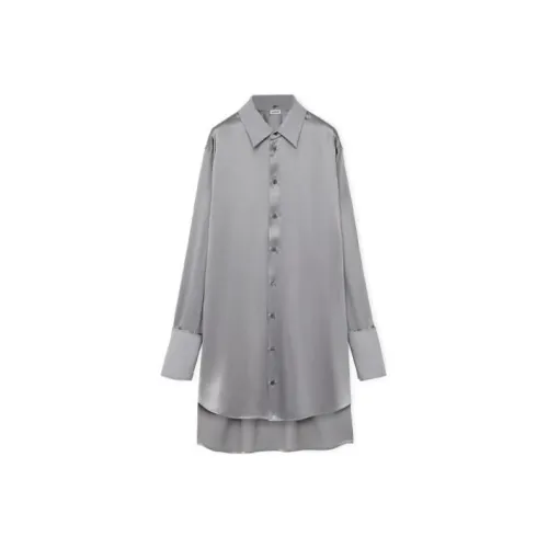LOEWE Long Sleeved Dresses Women's Gray