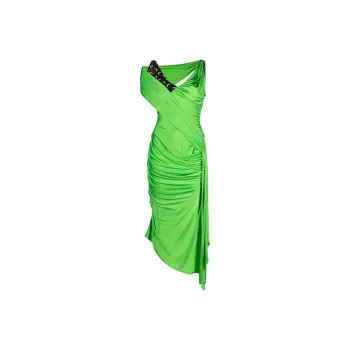 Marine Serre Sleeveless Dress Women's Green