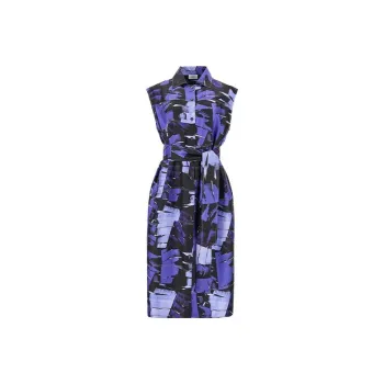 Ferragamo Sleeveless Dresses Women's Purple