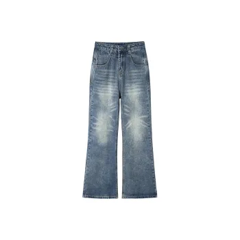 FHMY Jeans Women's Vintage Blue