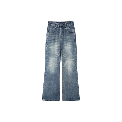 FHMY Jeans Women's Vintage Blue