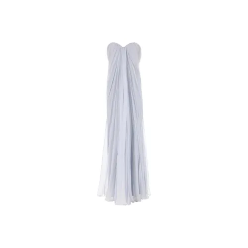 Alexander McQueen Sleeveless Dresses Women's Light Blue