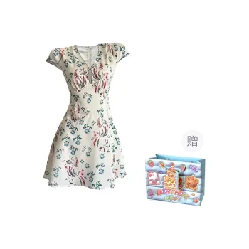 WOWI KCKS Short Sleeved Dress Women's Multicolor