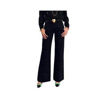 CHANEL SS23 Jeans Women's Black