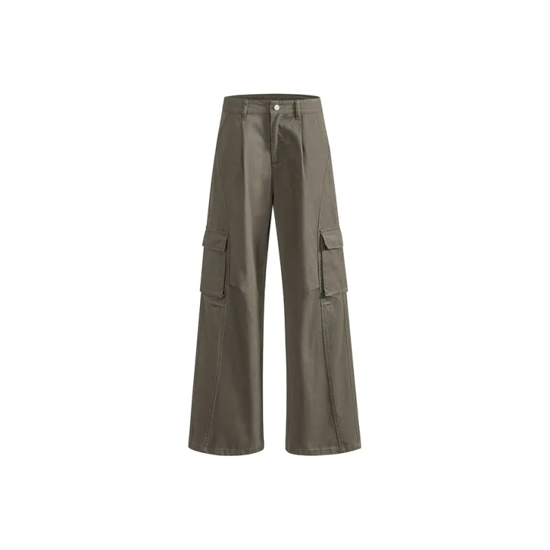 ZXZA Cargo Pants Women's Dark Wheat-6