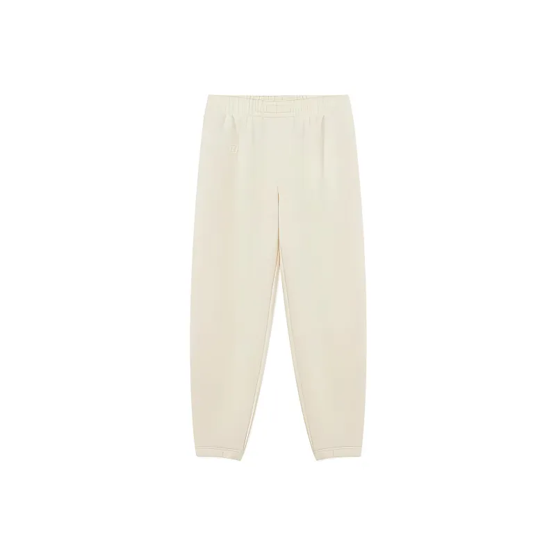 LACOSTE Knitted Sports Pants Women's Cream White-0