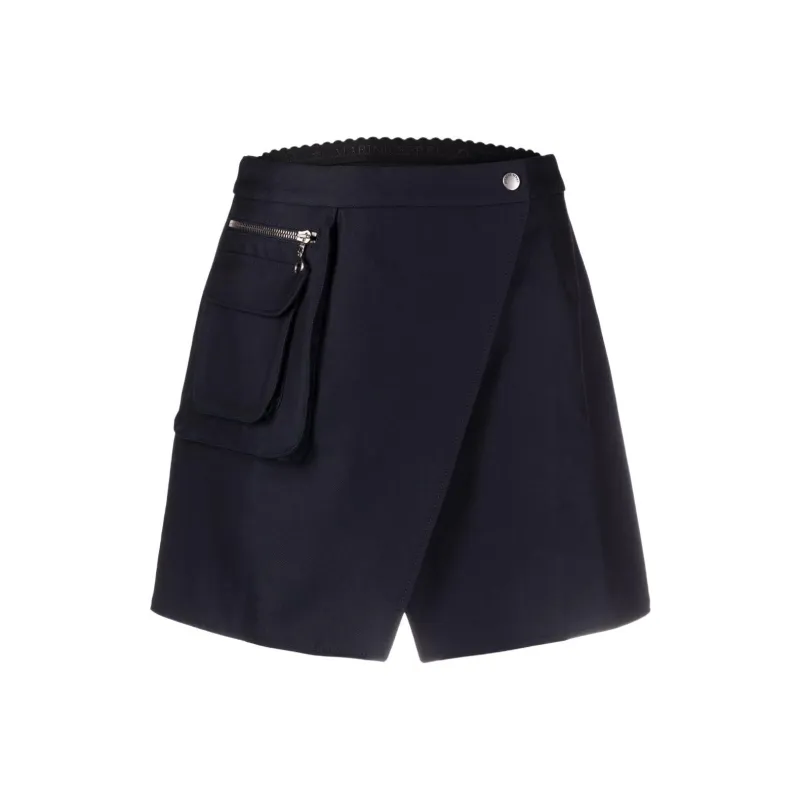 Marine Serre Casual Short Skirts Women's Navy-0