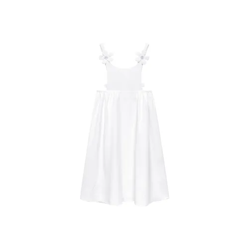 A21 아이보리 여성 슬립 원피스
