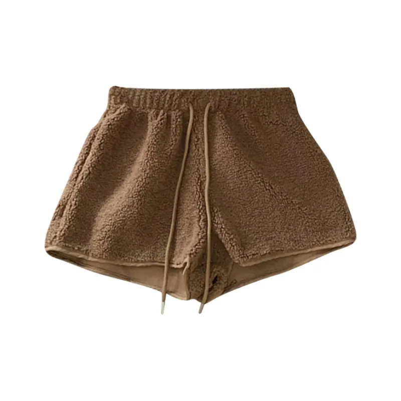 Ya Sheep People Casual Shorts Women's White-6
