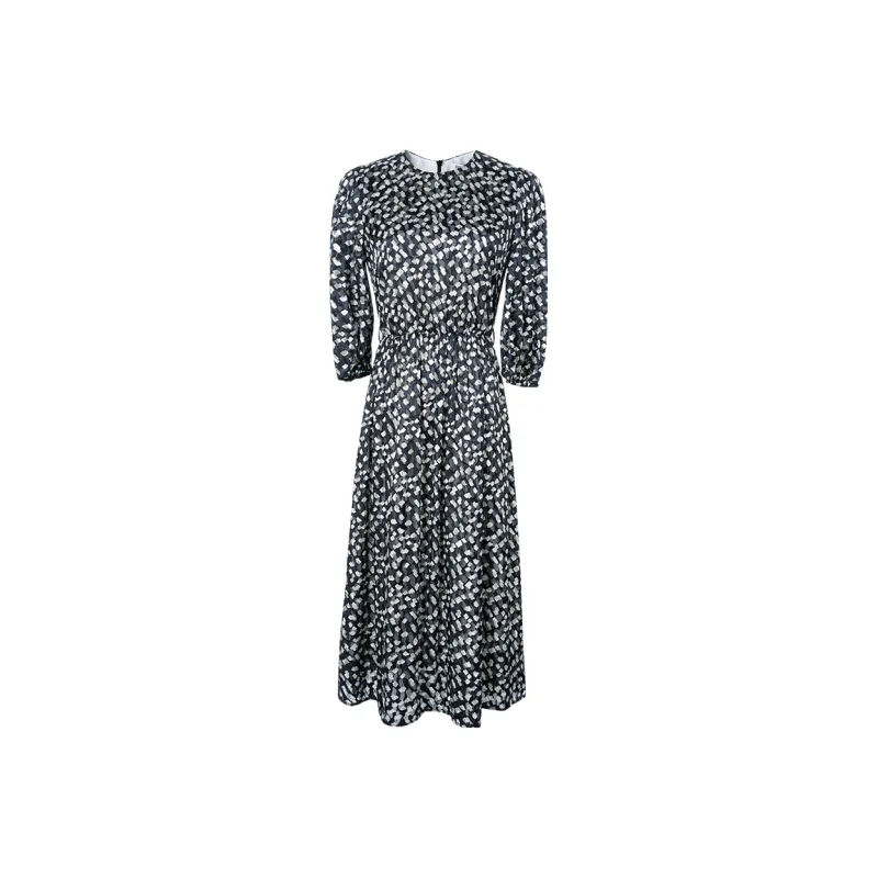 MISSSHINE Short Sleeved Dresses Women's Black-0