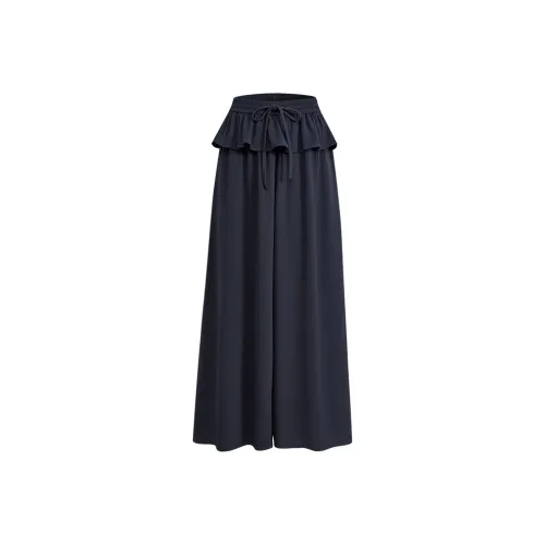 KUOSE Casual Pants Women's Navy Blue