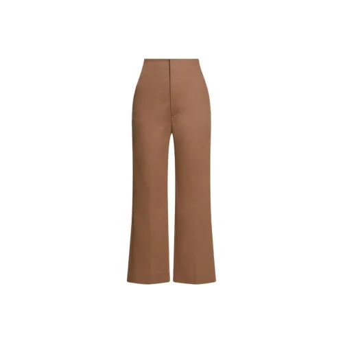 SCANLAN THEODORE Mercerised Cotton Trouser Suit Trouser Women's Camel/Camel