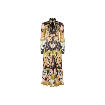 Temperley London Graphic-print Maxi Dress