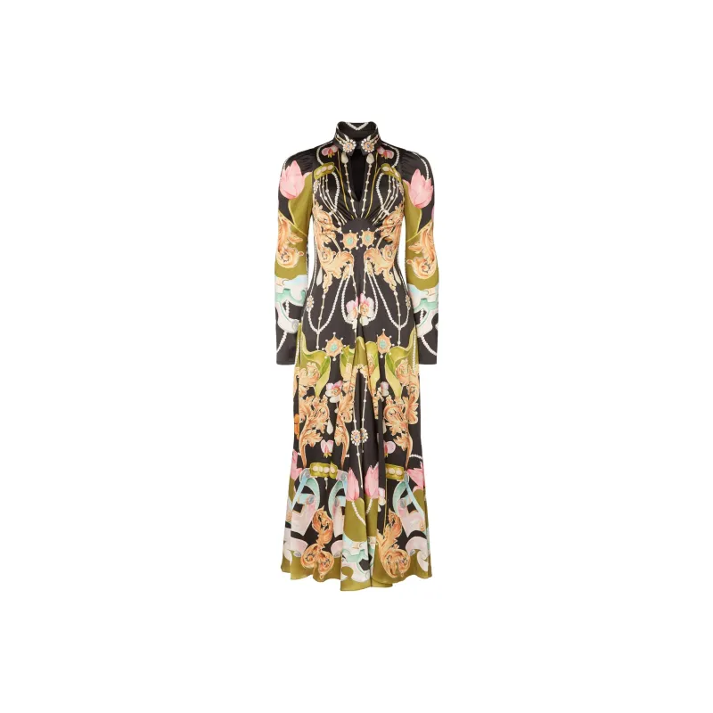 Temperley London Graphic-print Maxi Dress-0