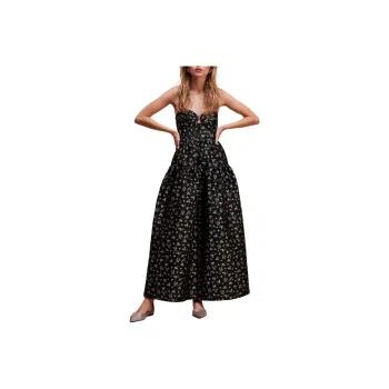 FREE PEOPLE Maison Amory The Windsor Maxi Dress Slip Dresses Women's Castle Garden