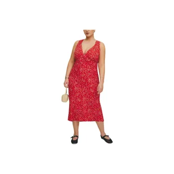 REFORMATION Beauden Dress Es Sleeveless Dress Women's Red