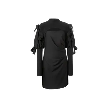 LOFT SHINE Long-Sleeved Dresses Women's Black