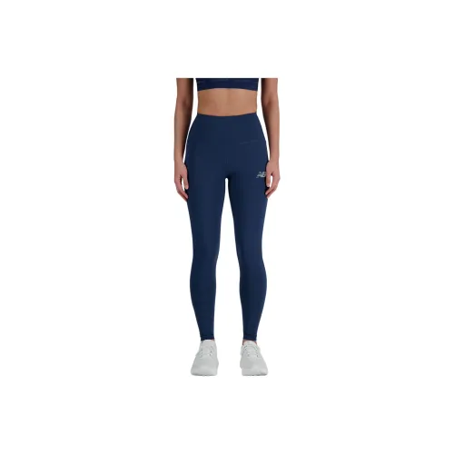 New Balance Sleek High Rise Legging 27' Leggings Women's Blue