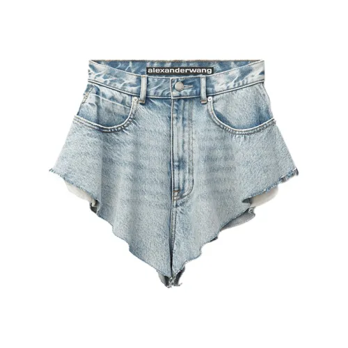 Alexander Wang Denim Shorts Women's Denim Blue