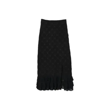 Sandro Floral embroidered Midi Skirt