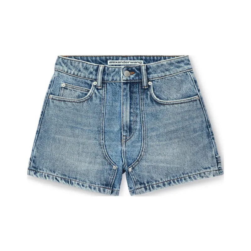 Alexander Wang Crystal pattern High waisted Shorts-0