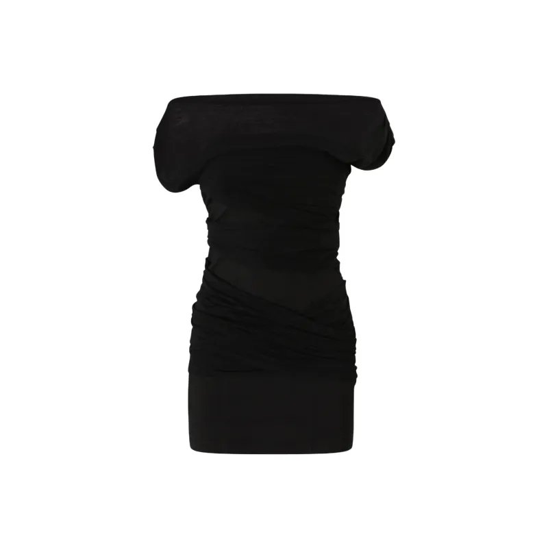 PINKO Off shoulder Mini Dress-0