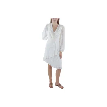 BCBGMAXAZRIA Long-Sleeved Dresses Women's White