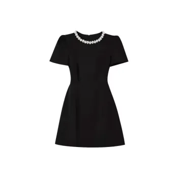 PUREIDOL Short Sleeved Dresses Women's Black