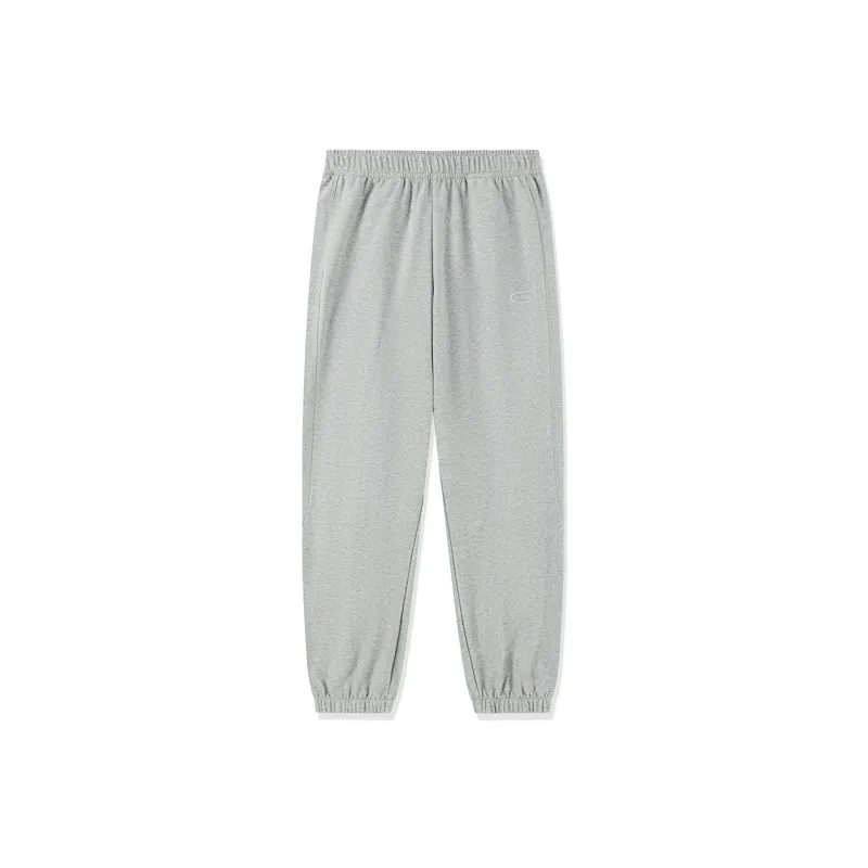 QIAODAN Knitted Sports Pants Women's Gray Heather Gray-0