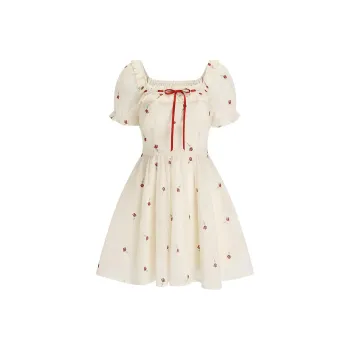 PAZZO Short Sleeved Dresses Women's White