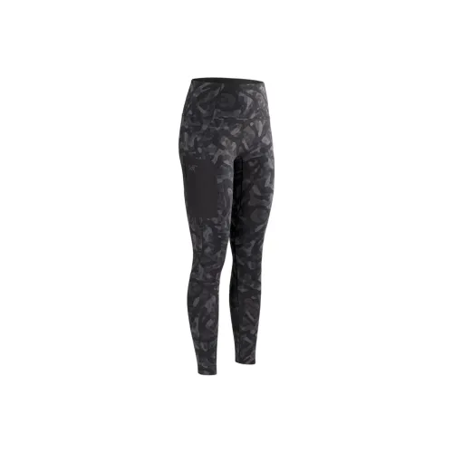 Arcteryx RHO LT FW24 Bottom Print Women's Leggings Women's Black