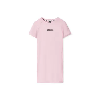 Skechers Sports Life Collection Short Sleeved Dresses Women's Gray Pink