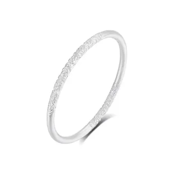 LIUXIN 999 Fine Silver Bangles Women's