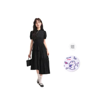 EVPGB Short Sleeved Dress Women's Black