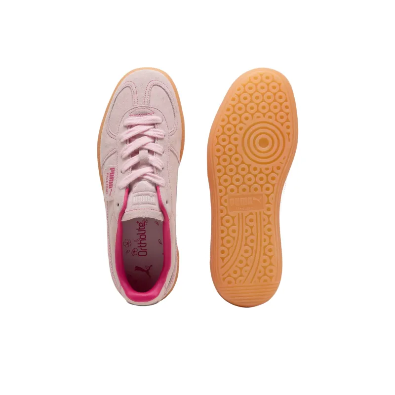 PUMA Palermo Anti Slip Wear Resistant Low Top Skateboard Shoes Unisex Pink-3