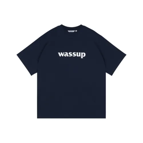WASSUP 남녀공용 티셔츠