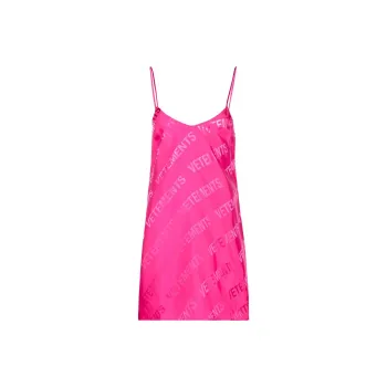 Vetements Sleeveless Dresses Women's Pink