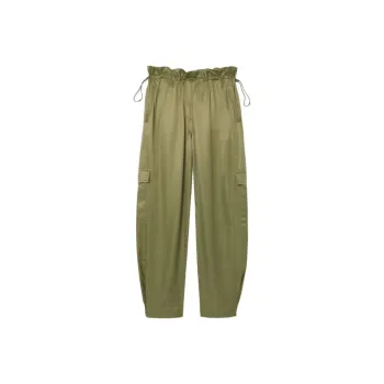 LACOSTE Cargo Pants Women's Khaki Green