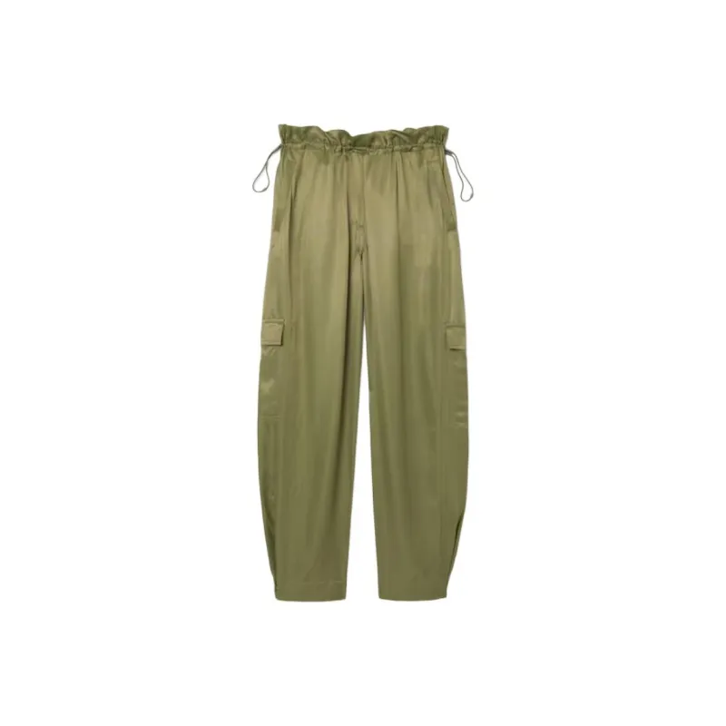 LACOSTE Cargo Pants Women's Khaki Green-0