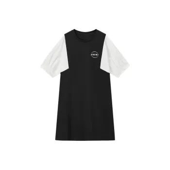 EICHITOO Short-Sleeved Dresses Women's Black Trim
