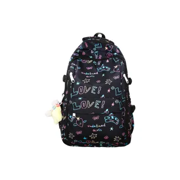 H YXIANG Nylon Backpack Small Size Women's Multicolor