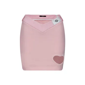 AZEPAM Casual Short Skirts Women's Pink