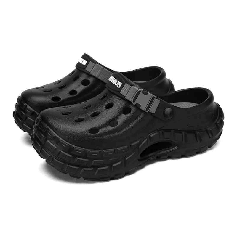 BEAR UNION Home Slippers Black Gray-1