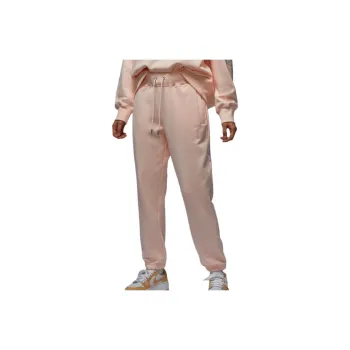 Jordan Flight Fleece FW24 Knitted Sports Pants Women's Ice Guava