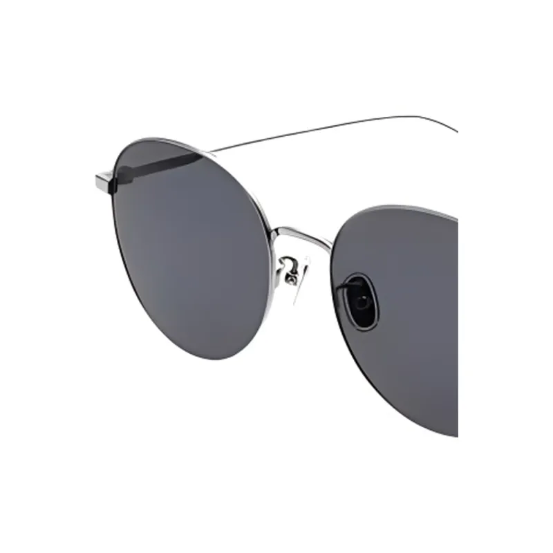 Paul Smith Plate Frame Irregular Shape Sunglasses Unisex Silver-2