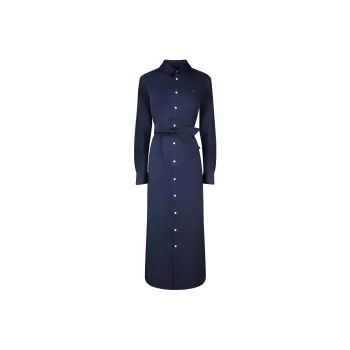Polo Ralph Lauren Belted Midi Shirt Dress